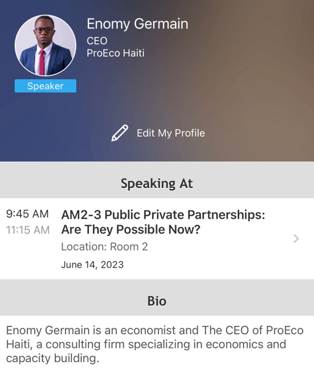 ProEco Haïti à la 5e Conférence des Donateurs d’Haïti à Washington